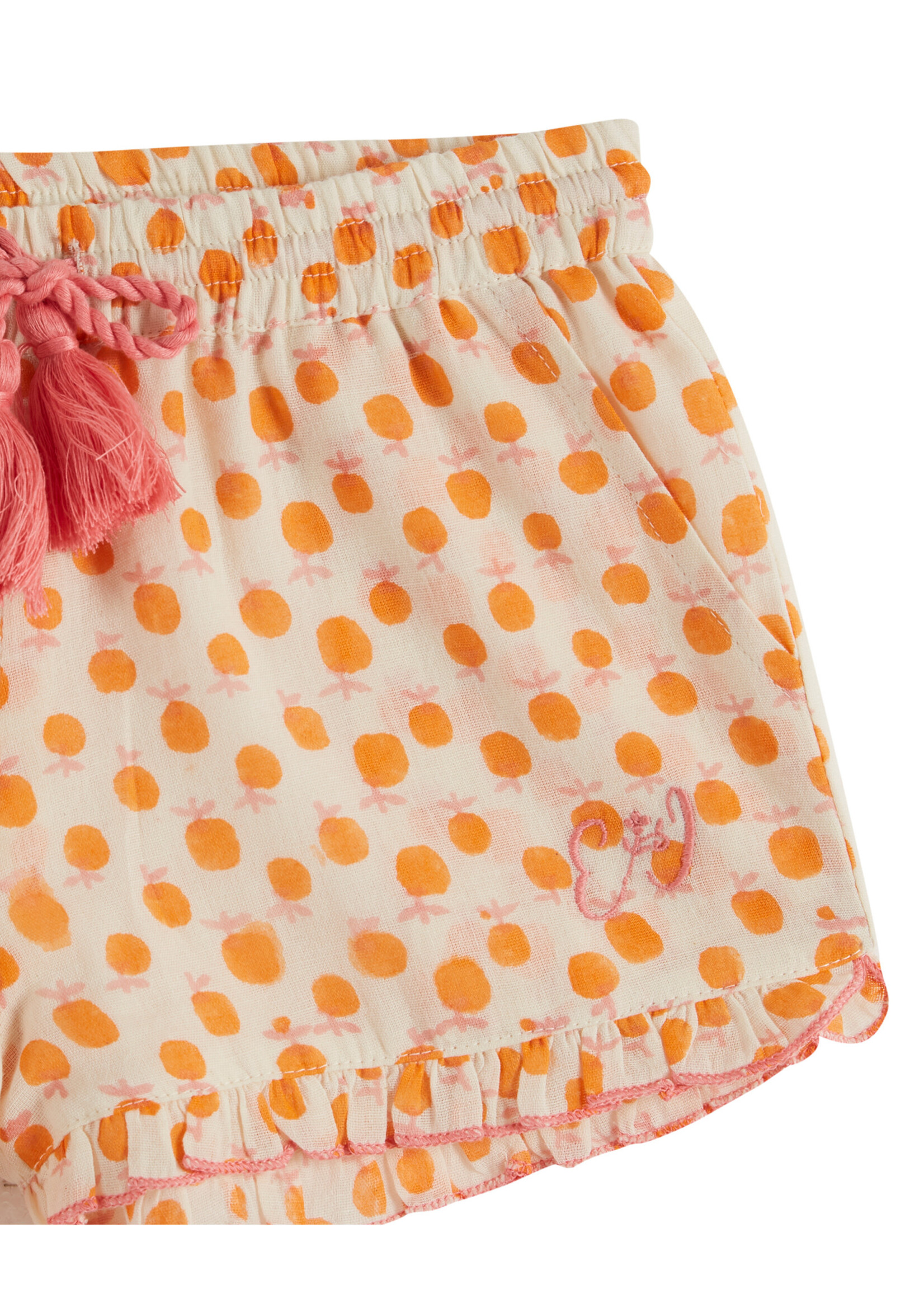 EMILE ET IDA EMILE&IDA short MANDARINE