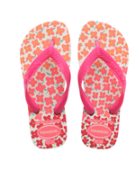 HAVAIANAS HAVAIANAS KIDS FLORES  WHITE/PINK FLUX