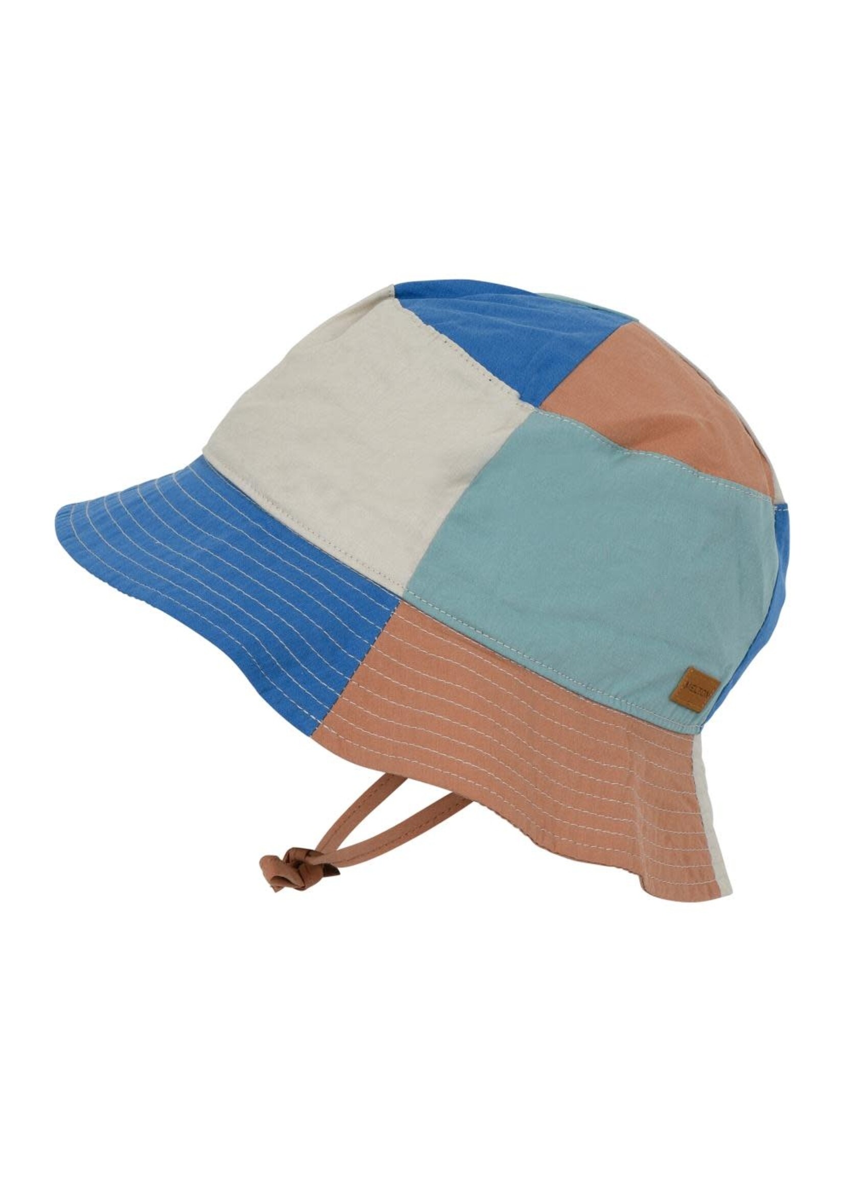 MP DENMARK MELTON BLOCK BUCKET HAT trellis