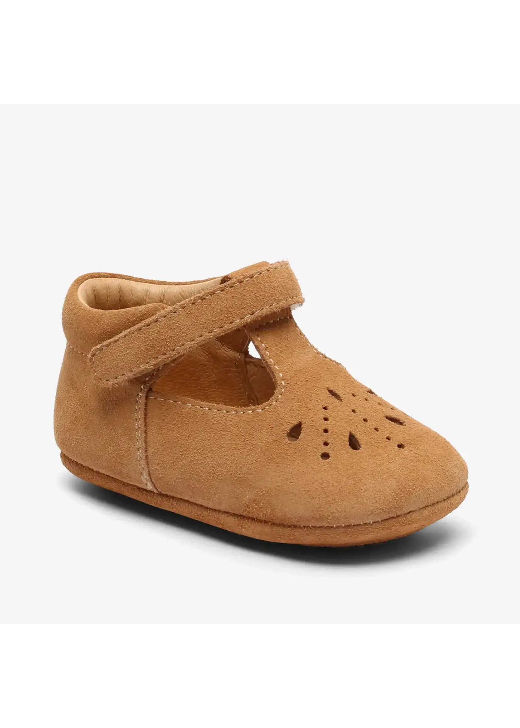 BISGAARD BISGAARD babyslofje PEACH suede