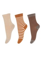 MP DENMARK MP DENMARK socks rib 3 pack champ beige