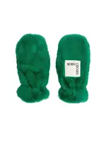 BOBO CHOSES BOBO CHOSES  mittens B.C FURRY  GREEN