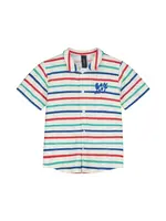 BONMOT BONMOT shirt TERRY BUTTONED ALL OVER STRIPE