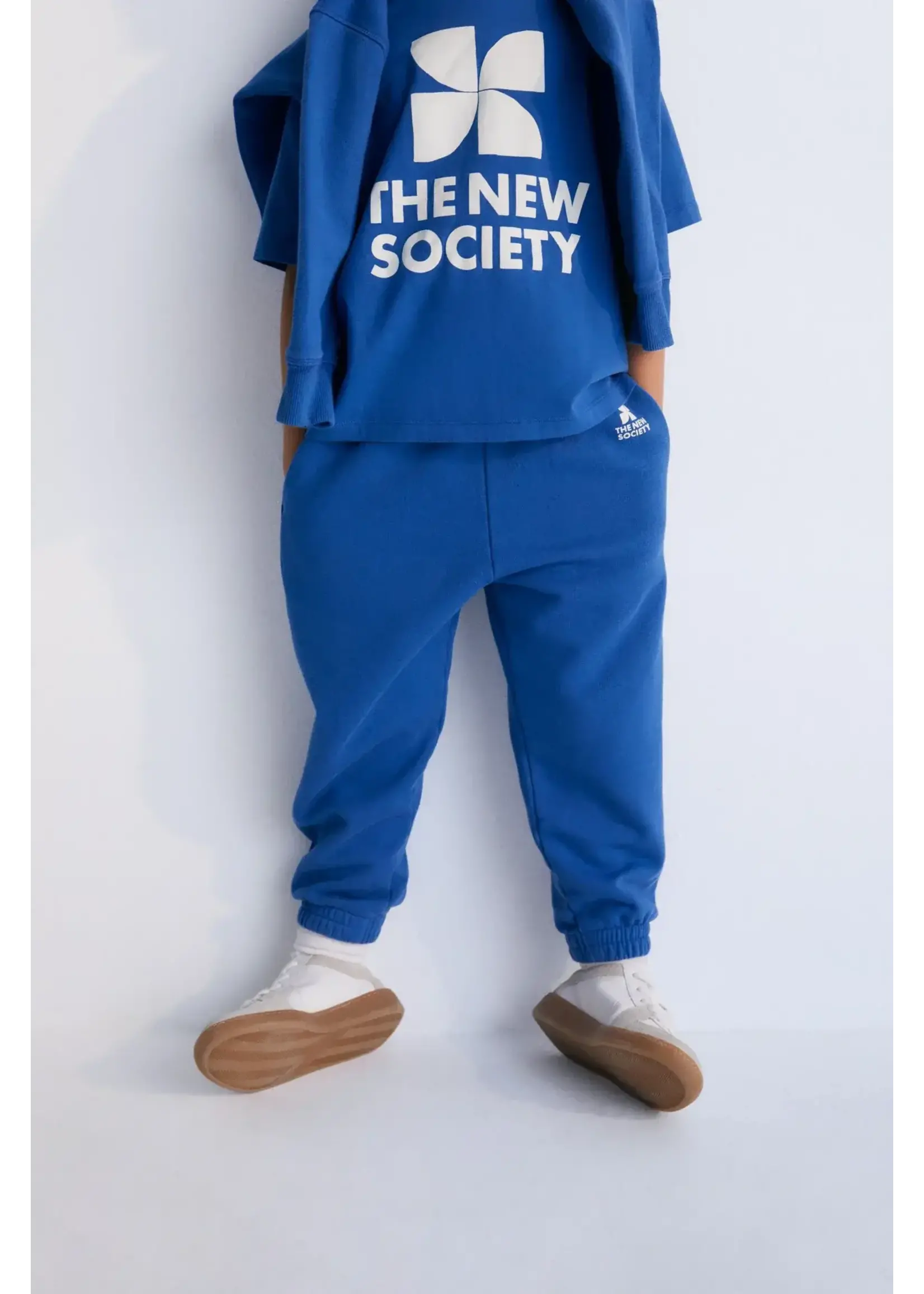 THE NEW SOCIETY THE NEW SOCIETY T-shirt Mykonos cobalto