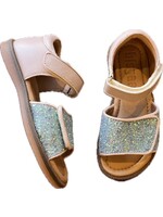 BISGAARD BISGAARD SANDAAL AIDA BLUE GLITTER