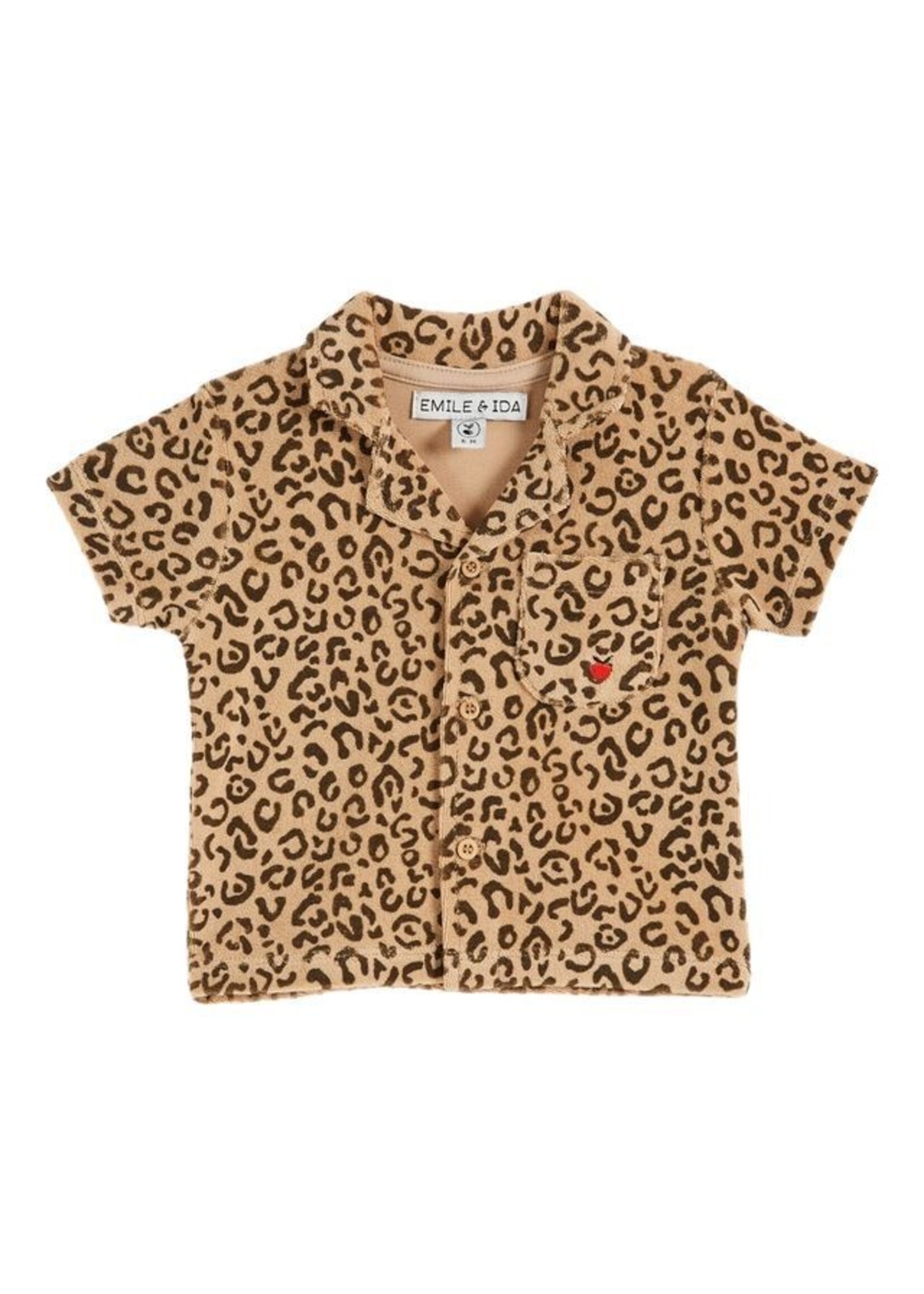 EMILE ET IDA *EMILE & IDA baby shirt LEOPARD