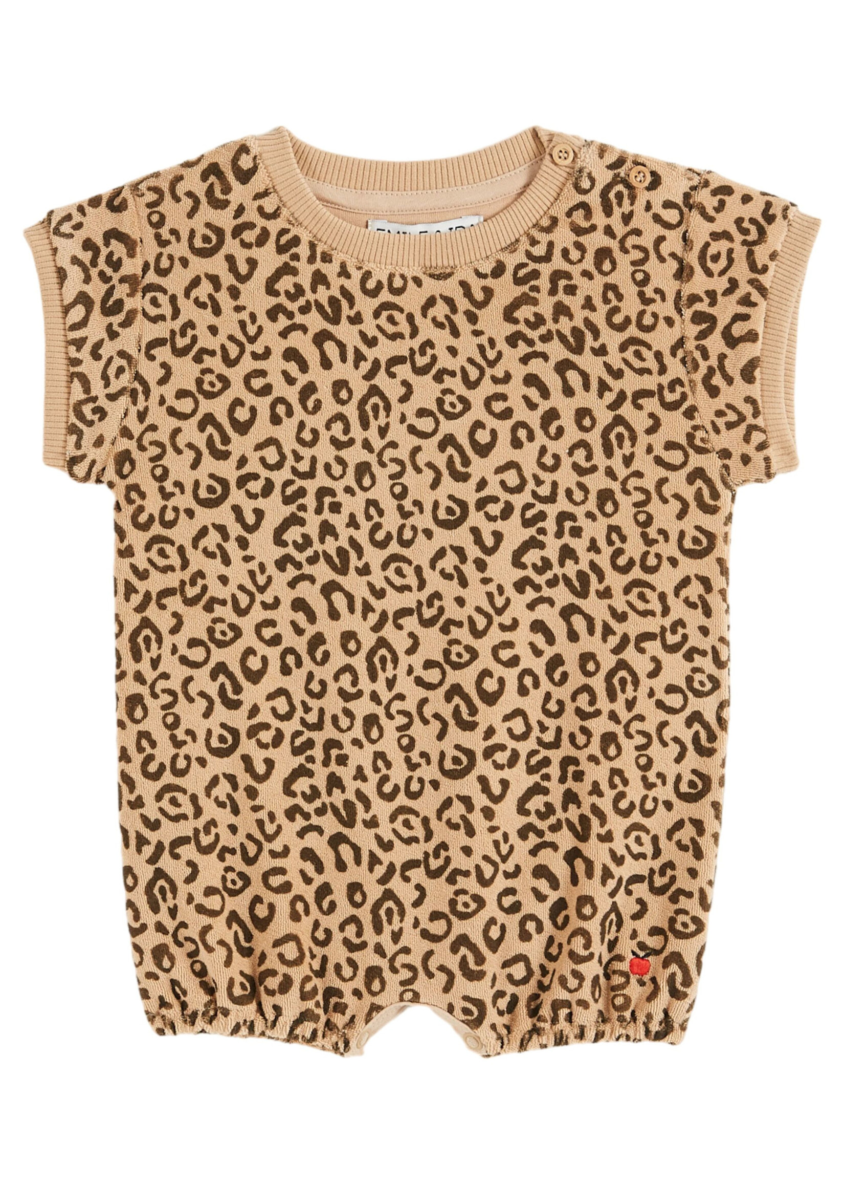 EMILE ET IDA *EMILE & IDA baby romper LEOPARD