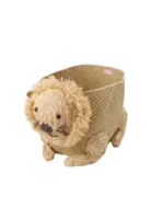 RICE RICE seagrass storage box LION SHAPE L