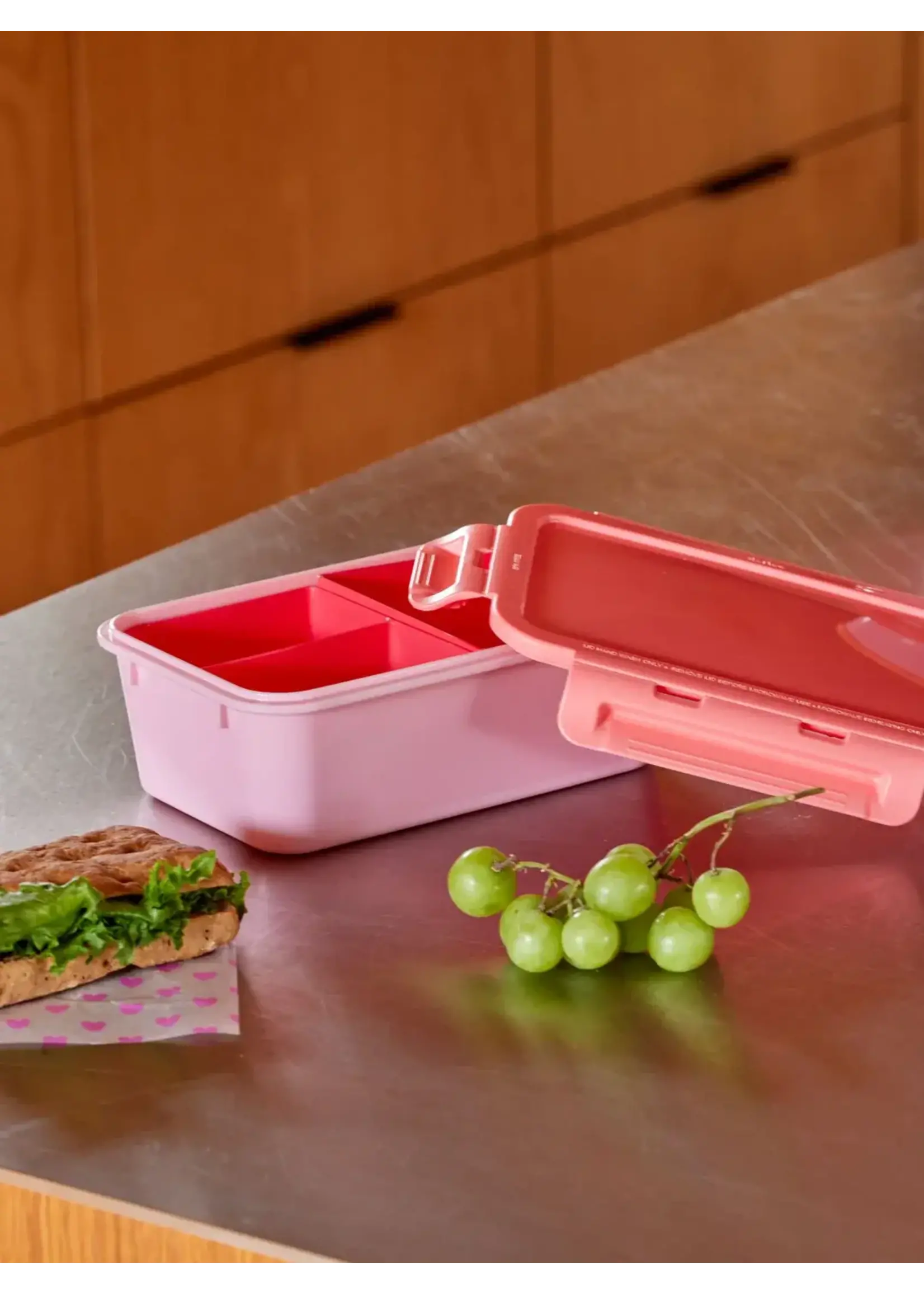 RICE RICE lunchbox with 3 inserts CORAL