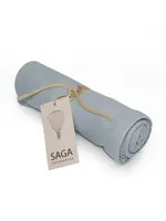SAGA SAGA swaddle 100x100cm ICE BLUE
