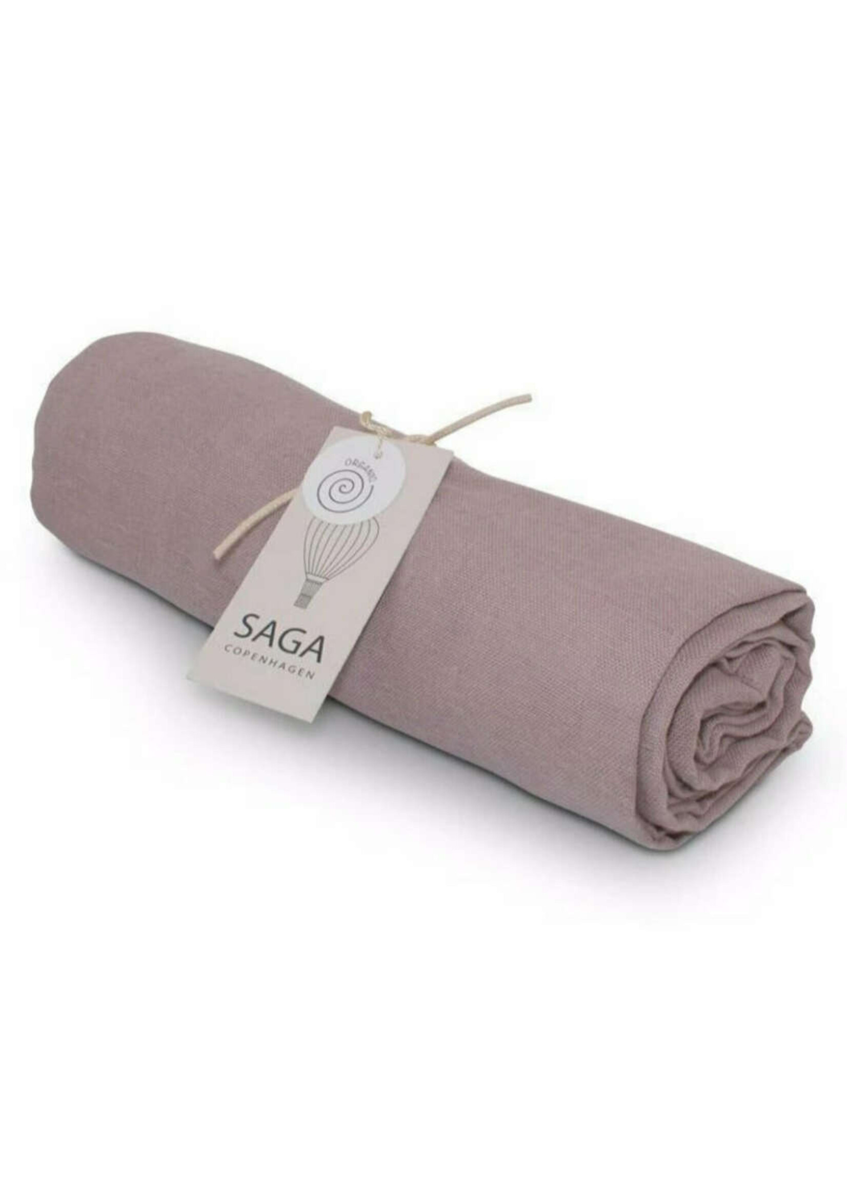 SAGA SAGA swaddle 100x100cm MAUVE