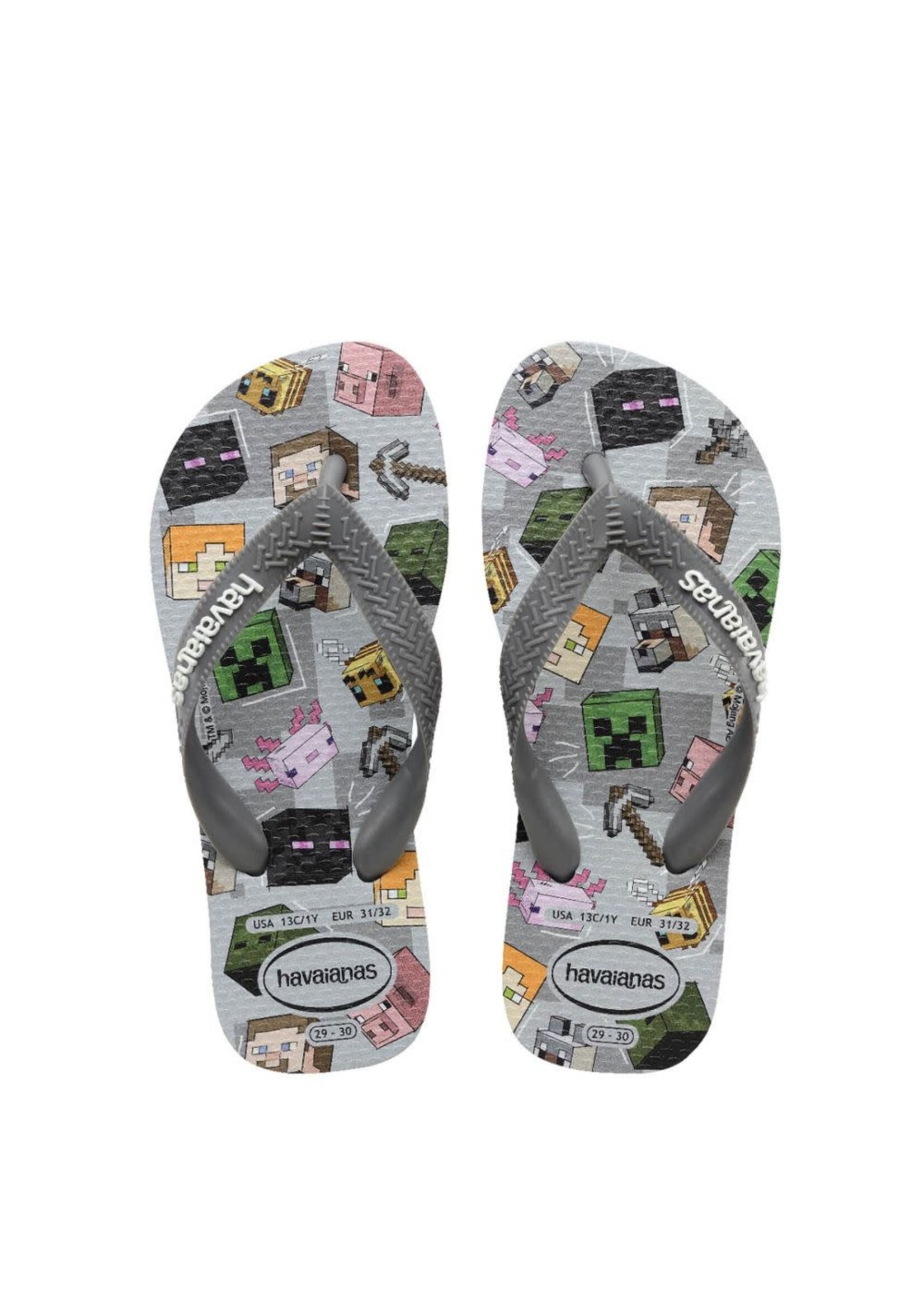 HAVAIANAS HAVAIANAS KIDS MINECRAFT GRIJS