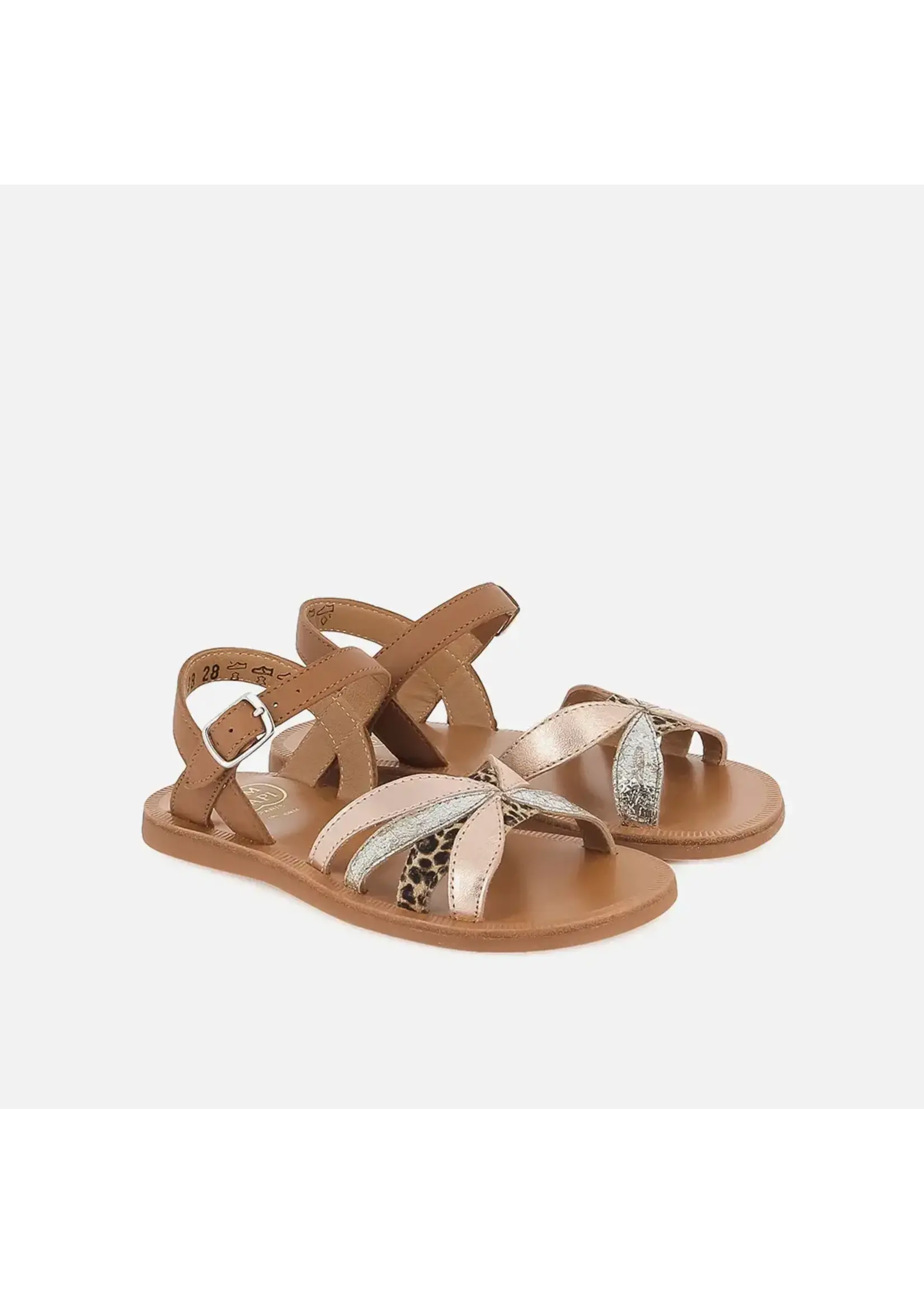 POM D’API POM D'API sandaal PLAGETTE OTO camel
