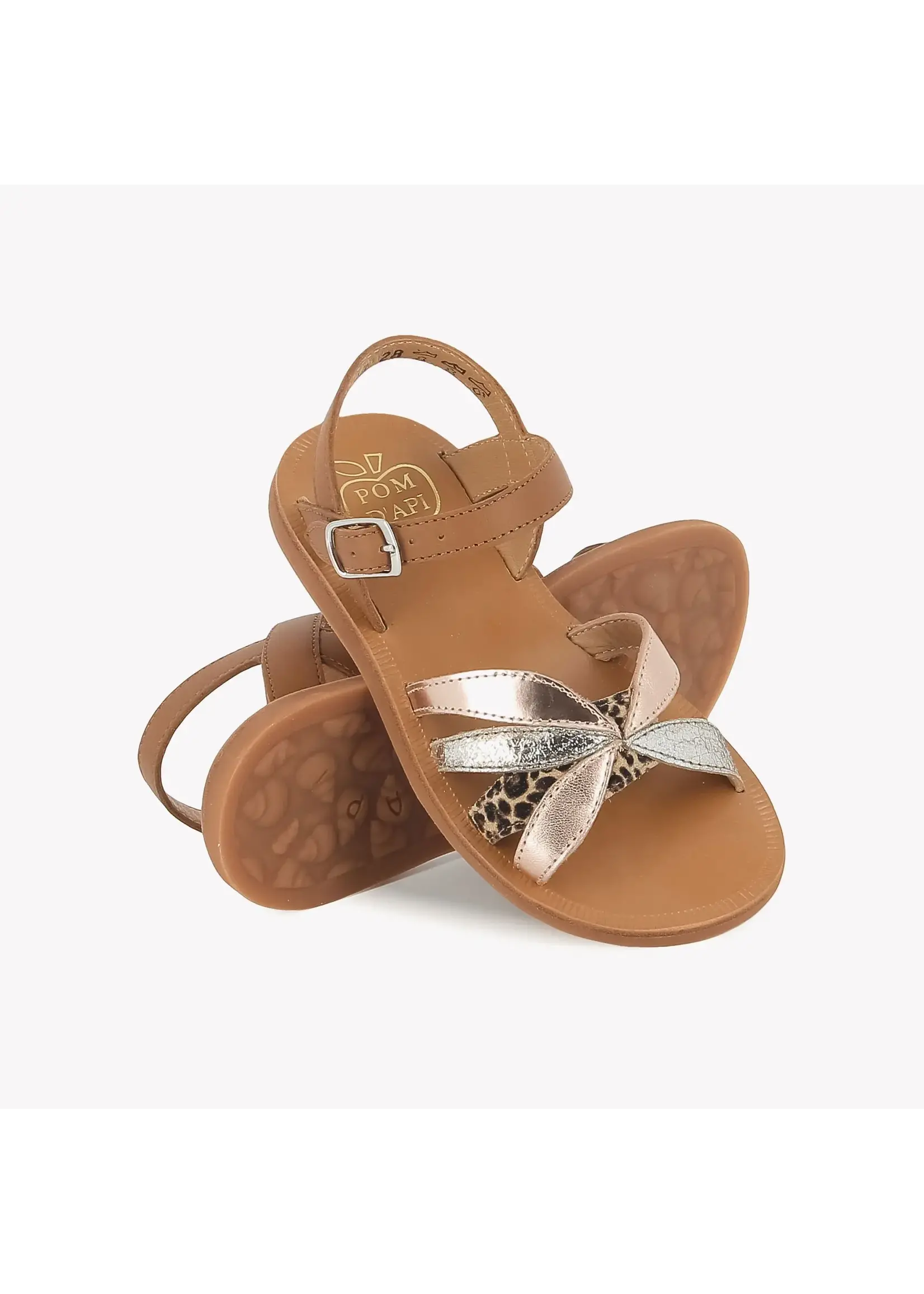 POM D’API POM D'API sandaal PLAGETTE OTO camel
