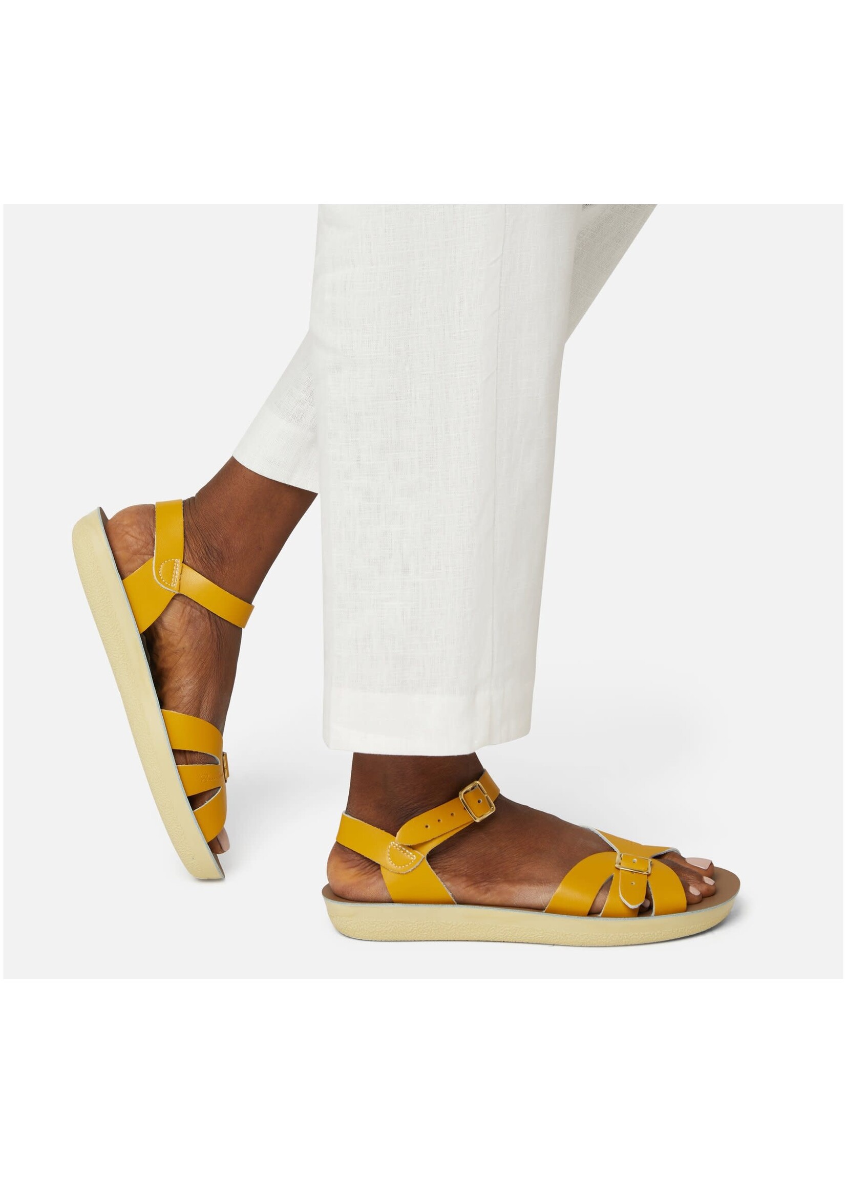 SALTWATERSANDALS *SALT-WATER Boardwalk MUSTARD