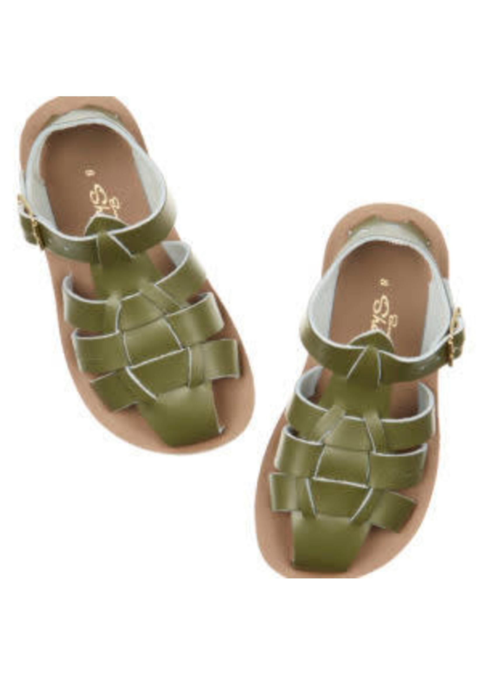 SALTWATERSANDALS *SALT WATER shark OLIVE
