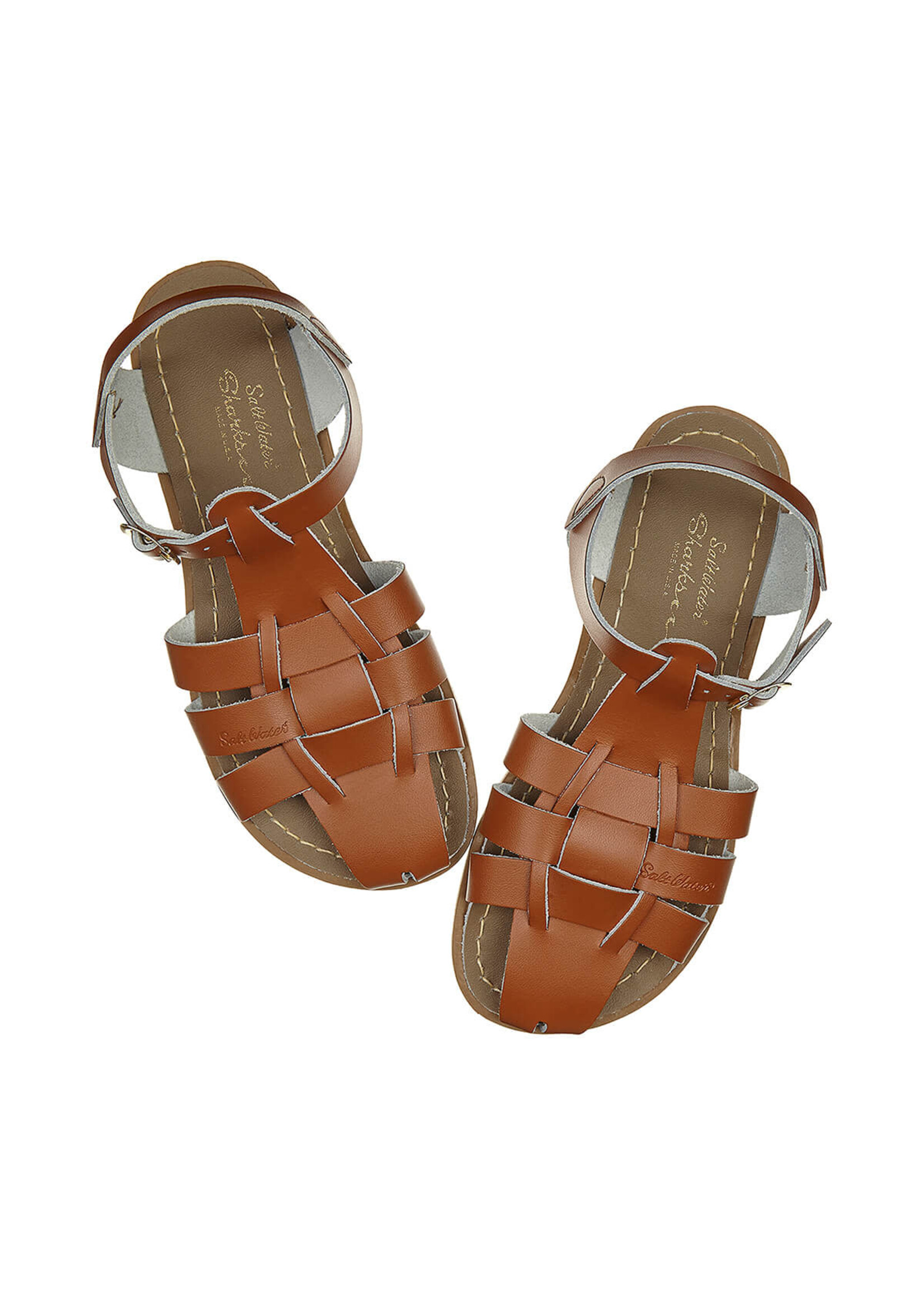 SALTWATERSANDALS SALT WATER shark original TAN