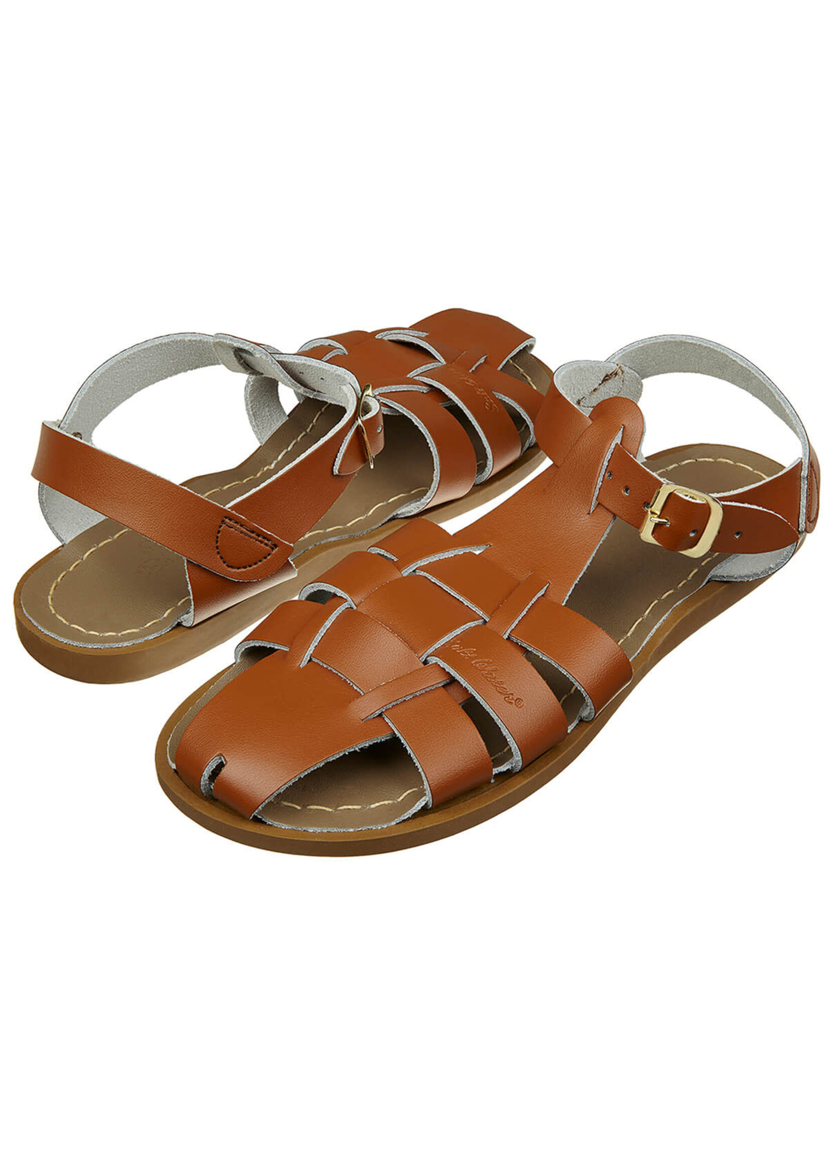 SALTWATERSANDALS SALT WATER shark original TAN