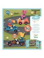 Djeco herbruikbare stickers auto's