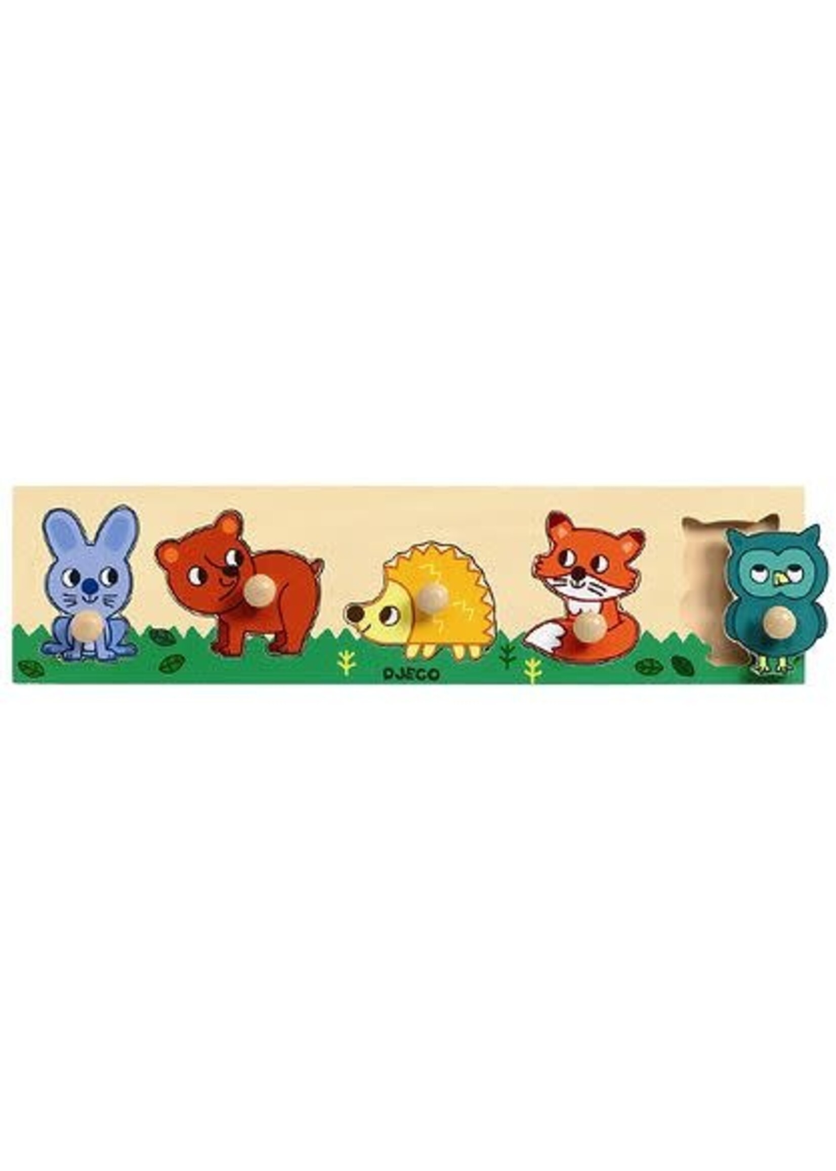 Djeco – Inlegpuzzel – Bosdieren