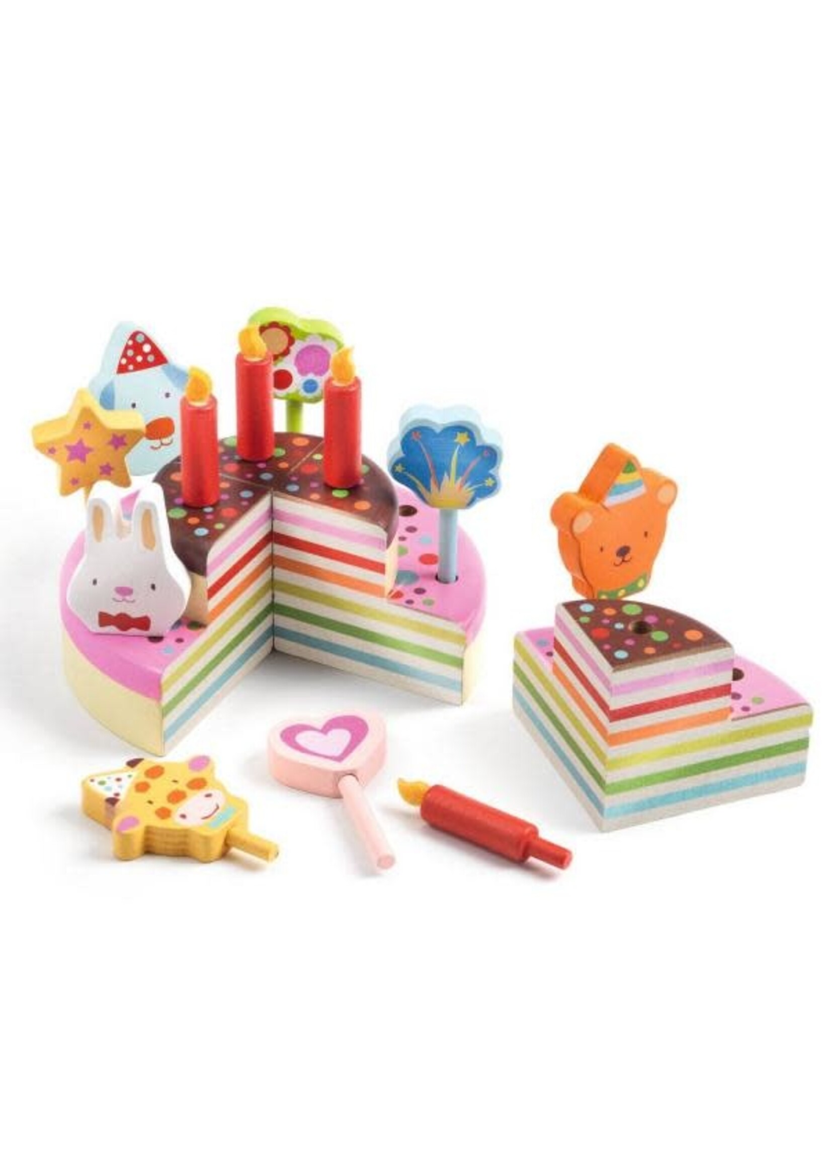Djeco | Happy birthday | Speelgoed verjaardagstaart