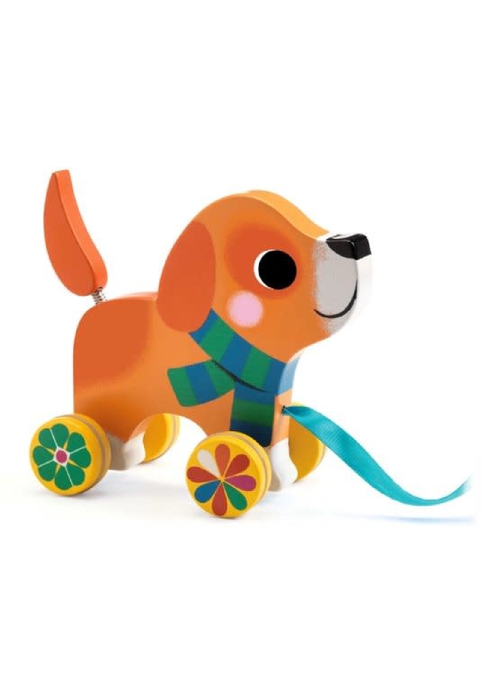 Djeco trekfiguur hondje Lou