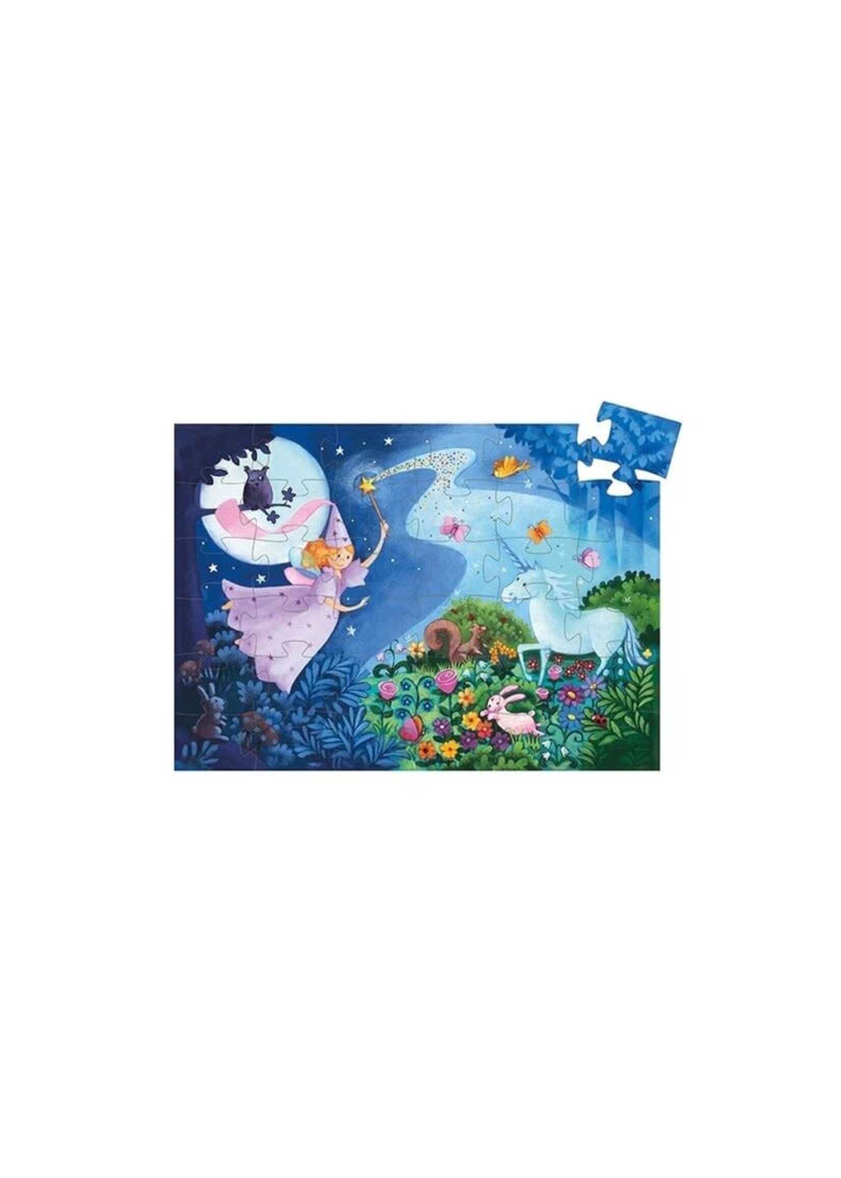 deco puzzel de fee en de eenhoorn 36st