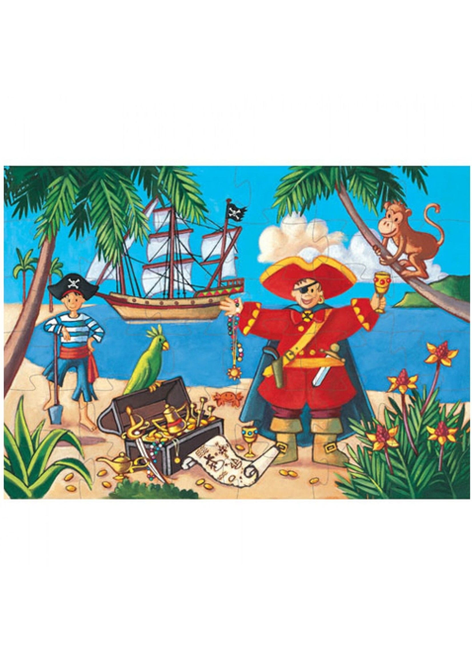 Djeco – Puzzel Piratenschat – 36st