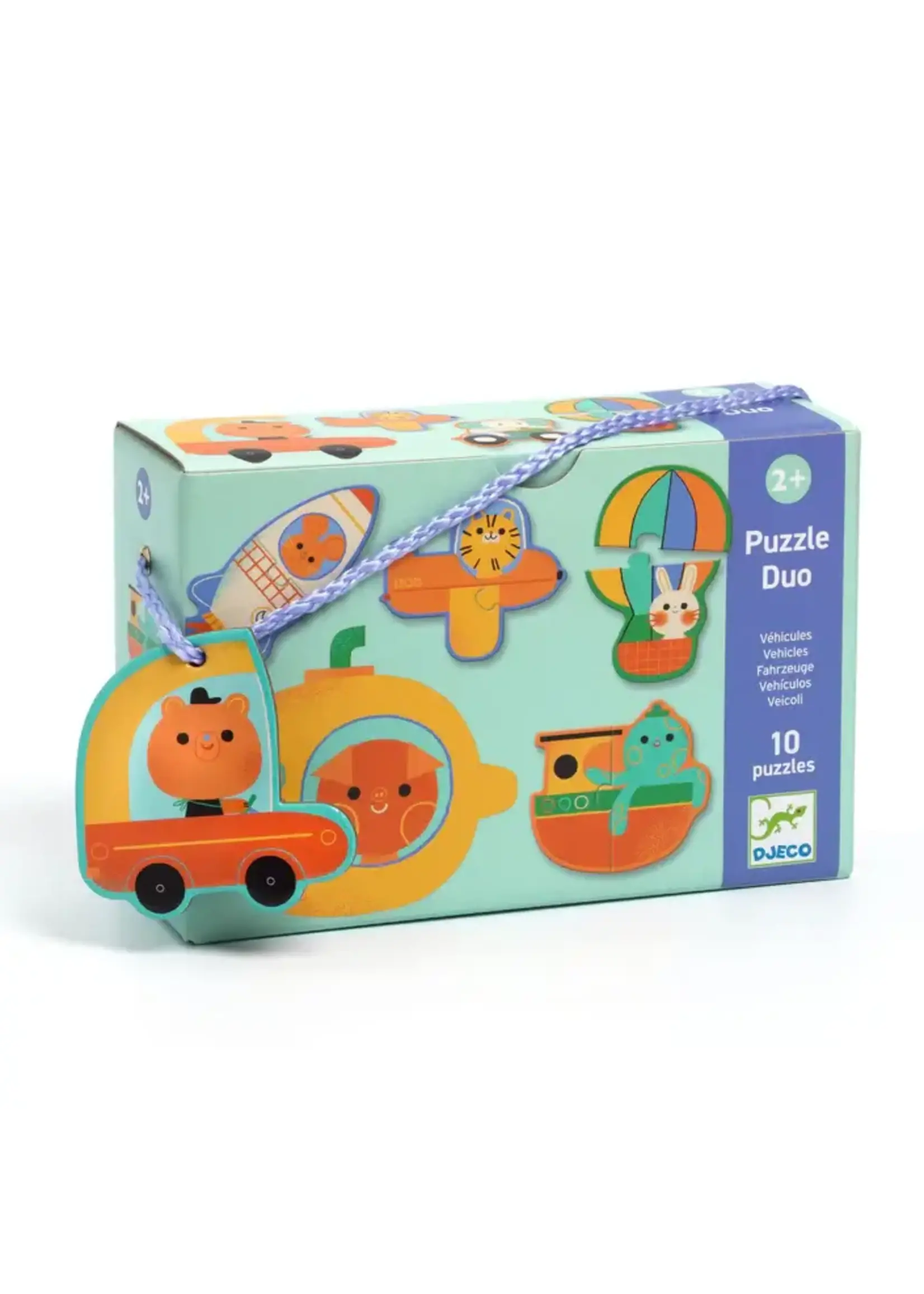 Djeco Legpuzzel Duo Voertuigen 20st