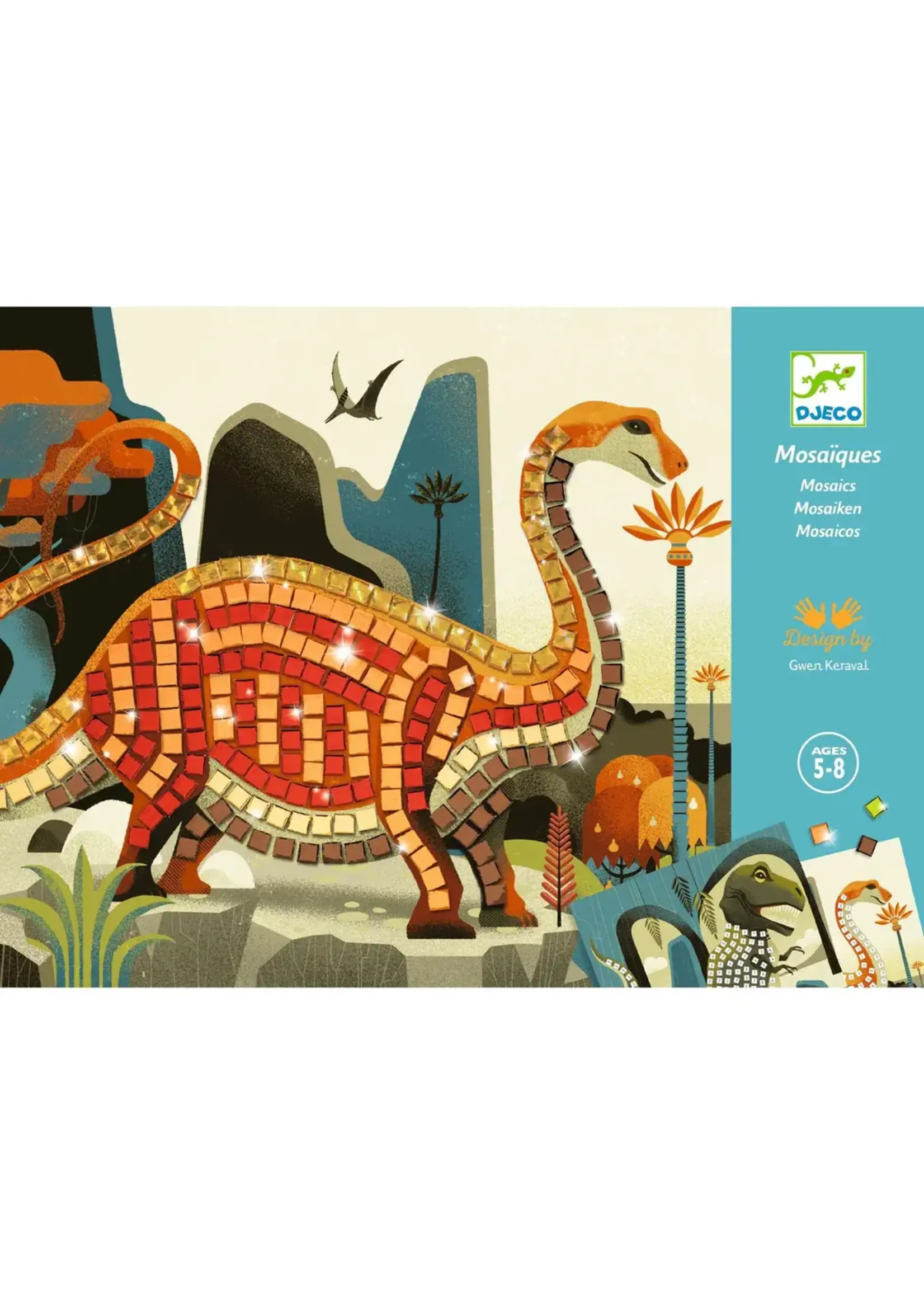 djeco Djeco Knutselset Mozaïek | Dinosaurussen