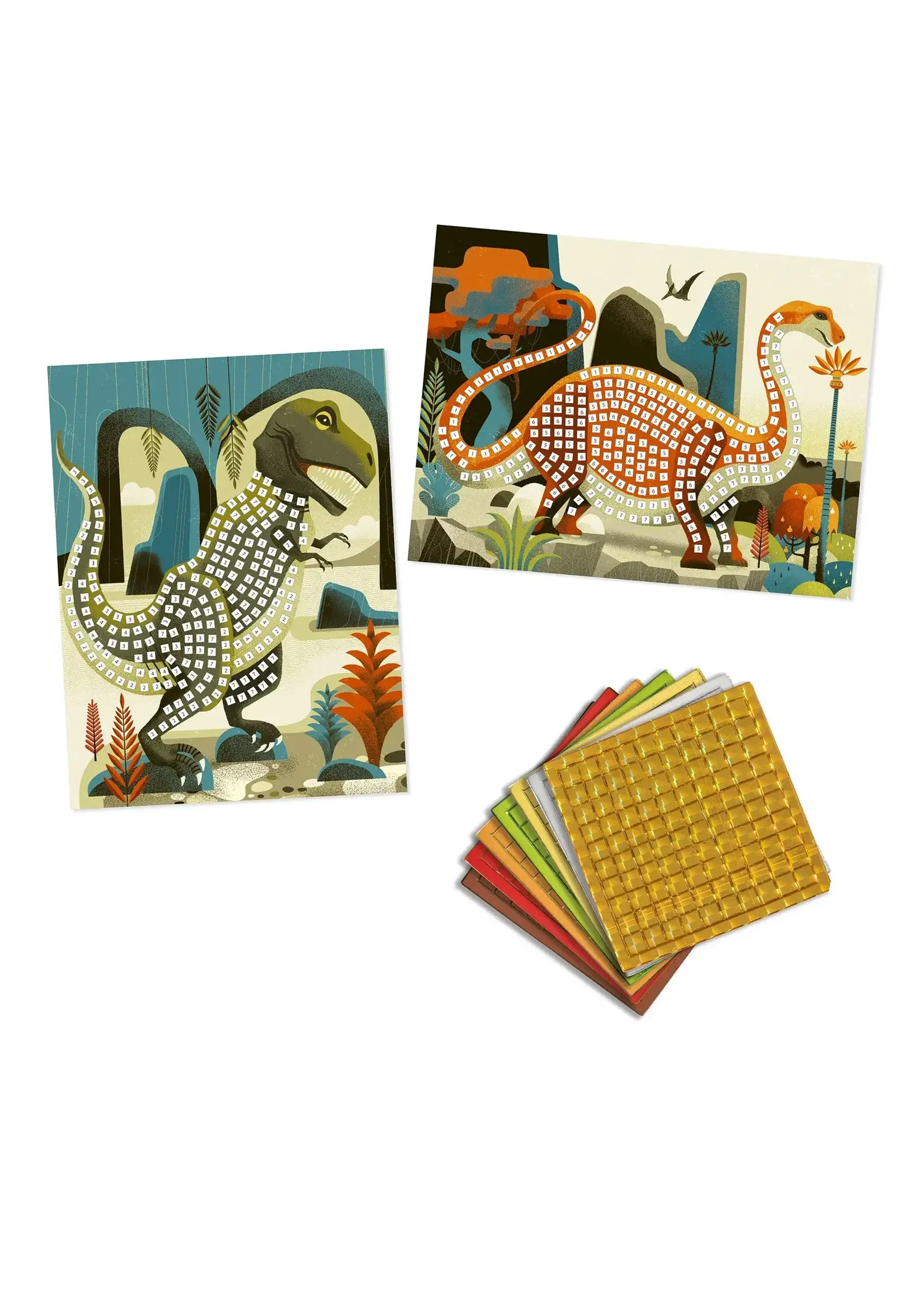 djeco Djeco Knutselset Mozaïek | Dinosaurussen
