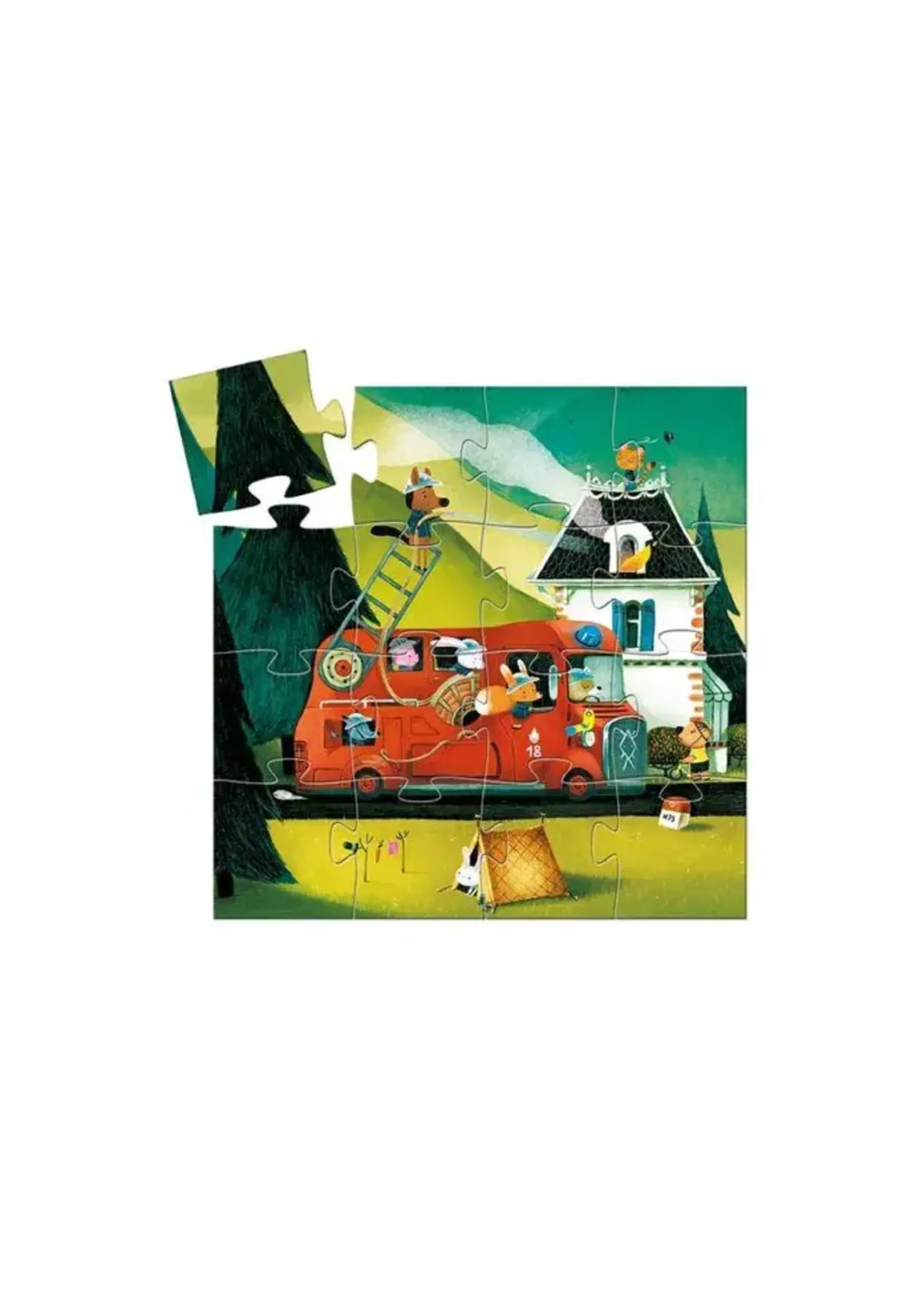 Djeco – Puzzel brandweer – 16st