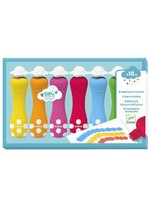 Djeco Schuimstiften - 6 st. - Multicolour