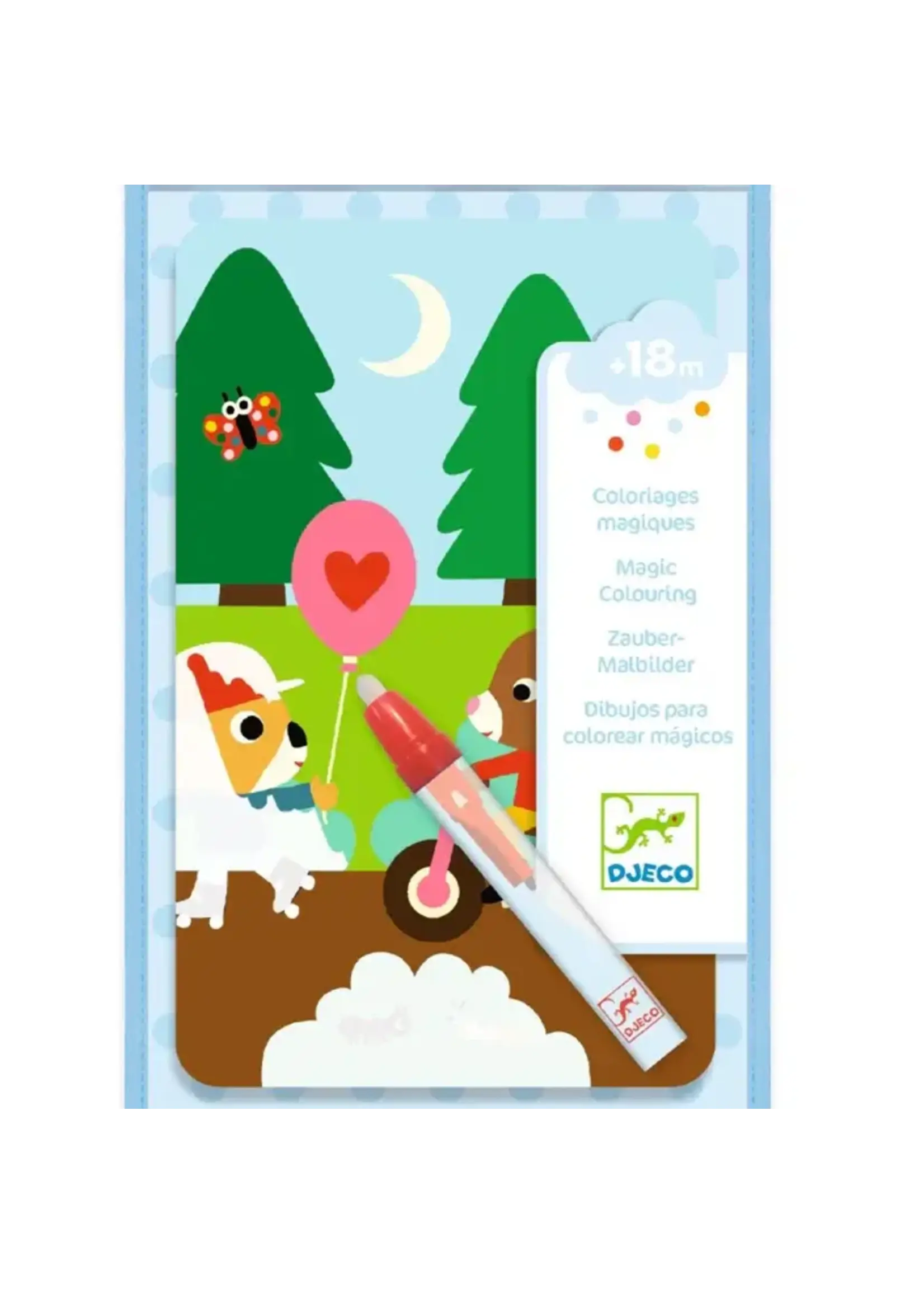 Djeco Magische kleuring  in het park
