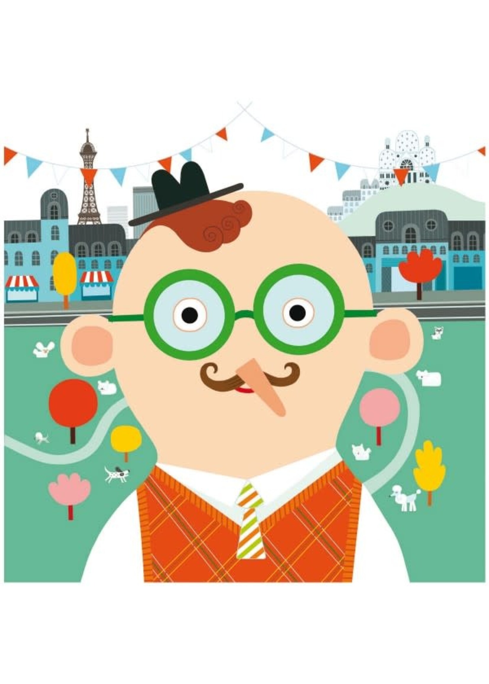 Djeco create with stickers all different