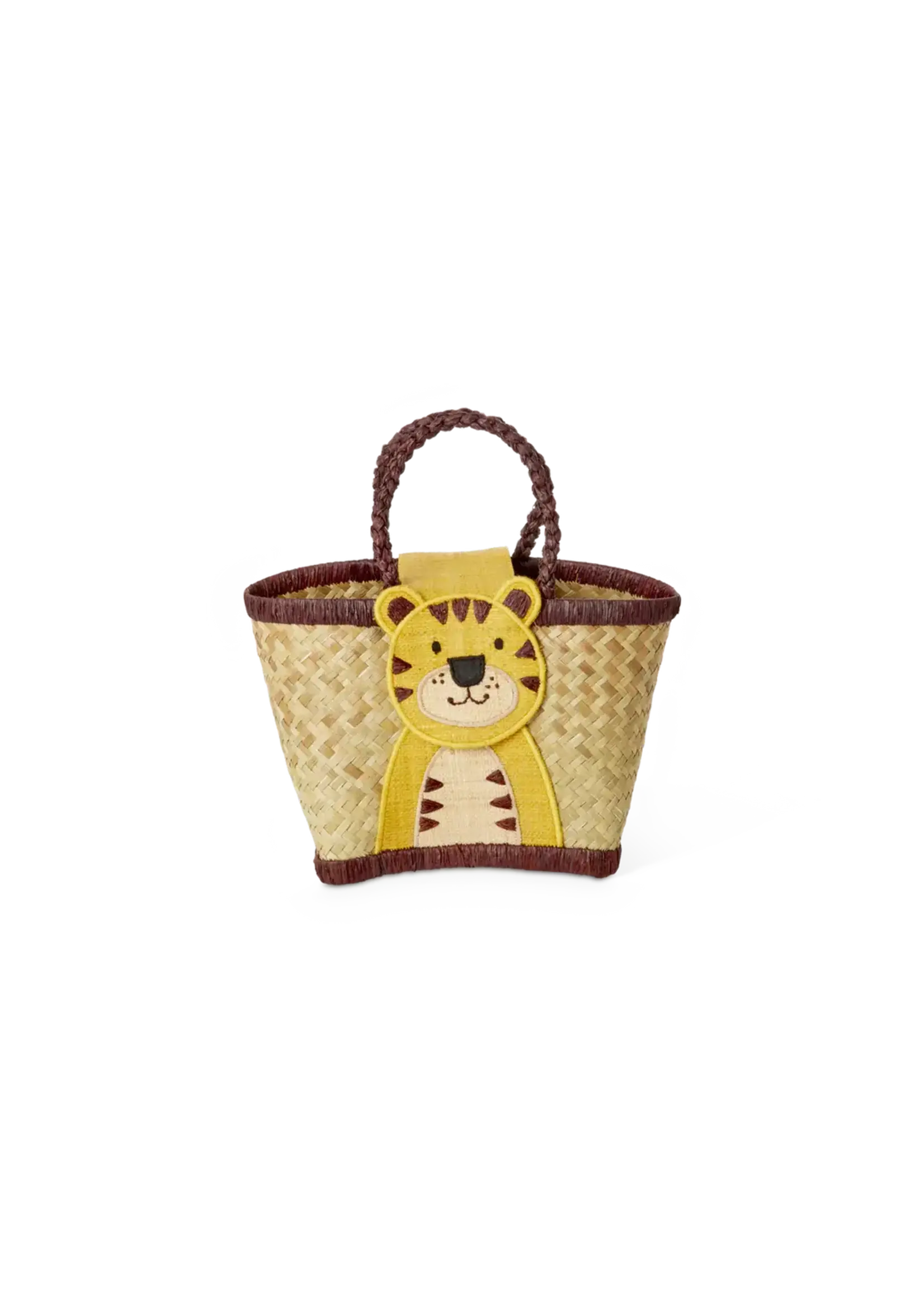 RICE RICE raffia kindertas TIJGER