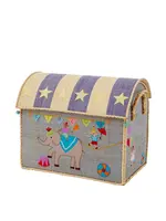 RICE RICE raffia storage box CIRCUS M (45x38x33)