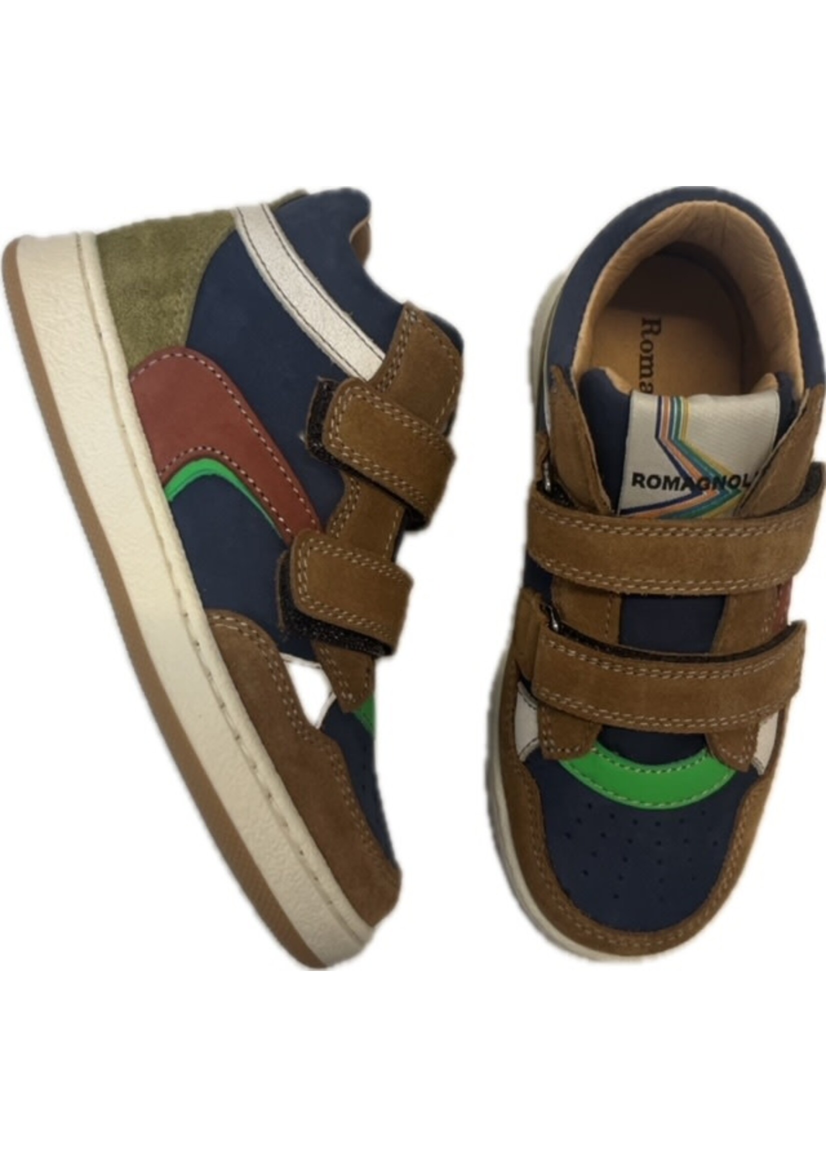 romagnoli ROMAGNOLI KLITTENBAND bruin/blauw