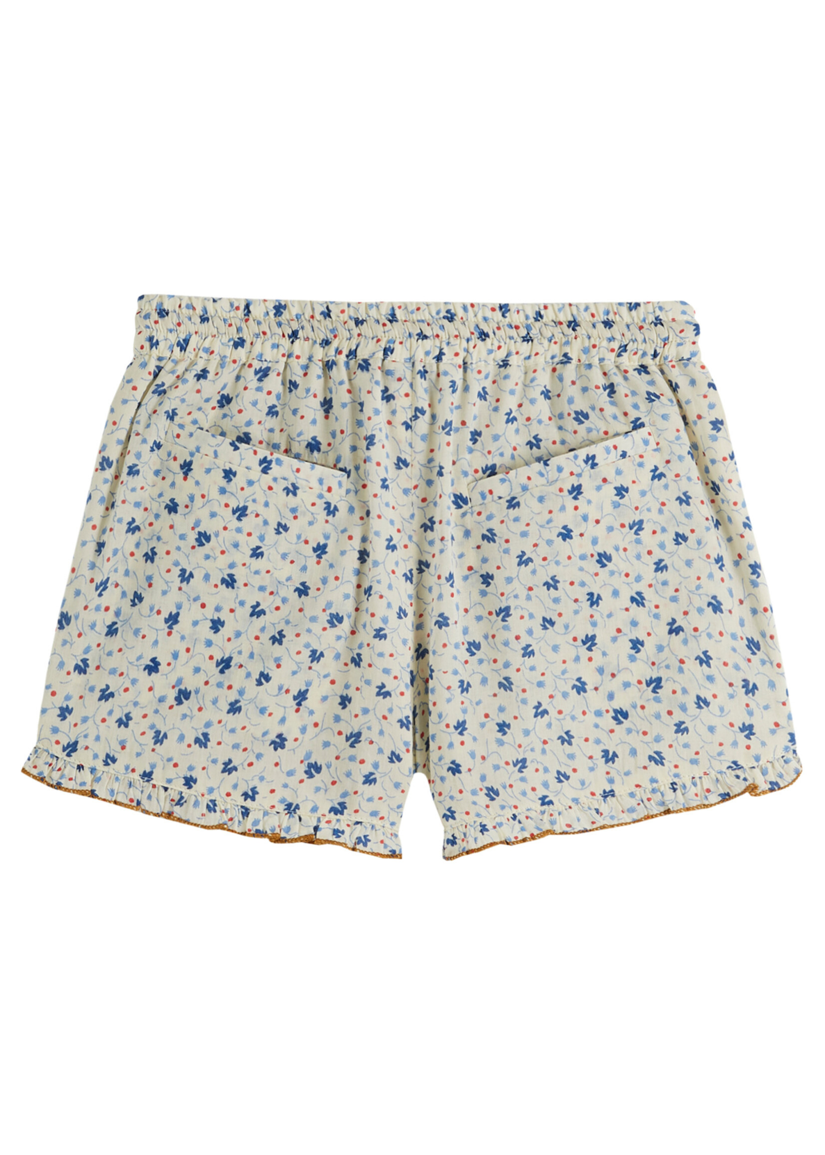 EMILE ET IDA EMILE&IDA short FLORAL BLUE