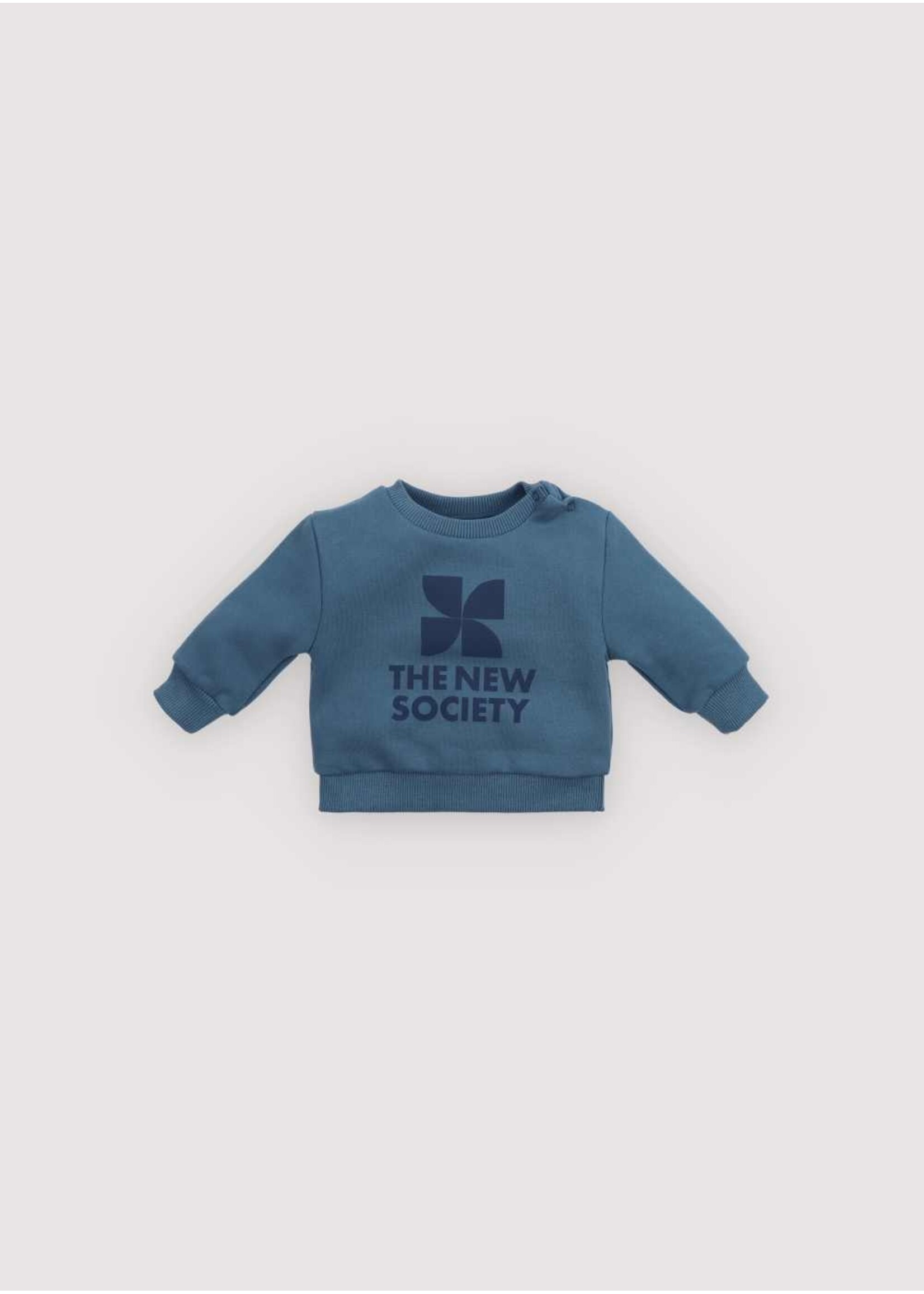 THE NEW SOCIETY *THE NEW SOCIETY TNS logo baby sweater