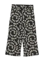 STELLA MC CARTNEY *STELLA McCARTNEY TROUSERS Love is All-print
