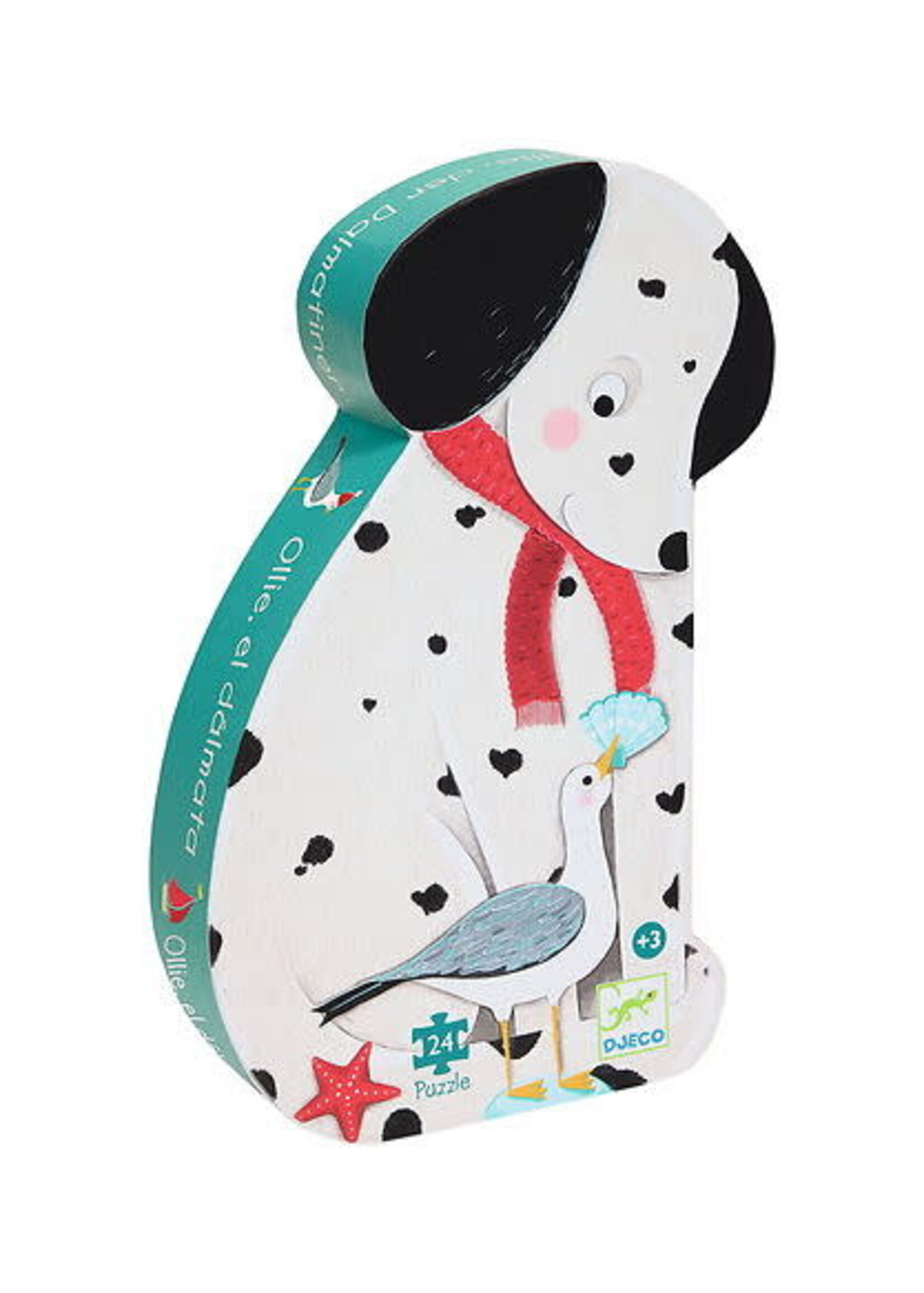 Djeco Puzzel - 24 Bakstenen - Ollie, De Dalmatiër