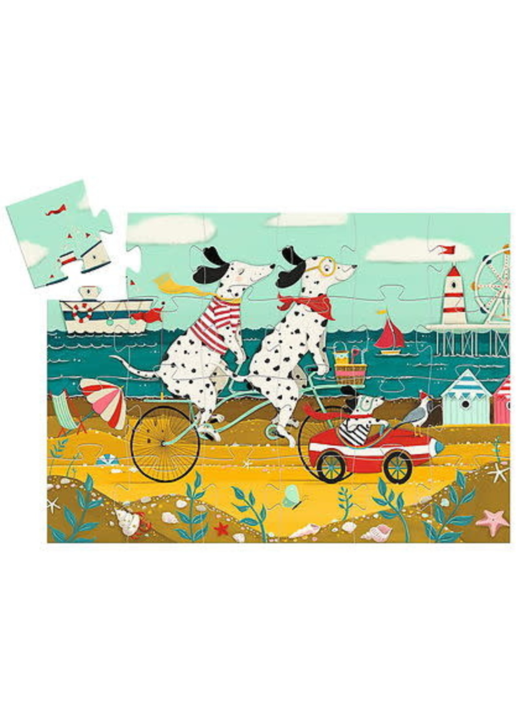 Djeco Puzzel - 24 Bakstenen - Ollie, De Dalmatiër