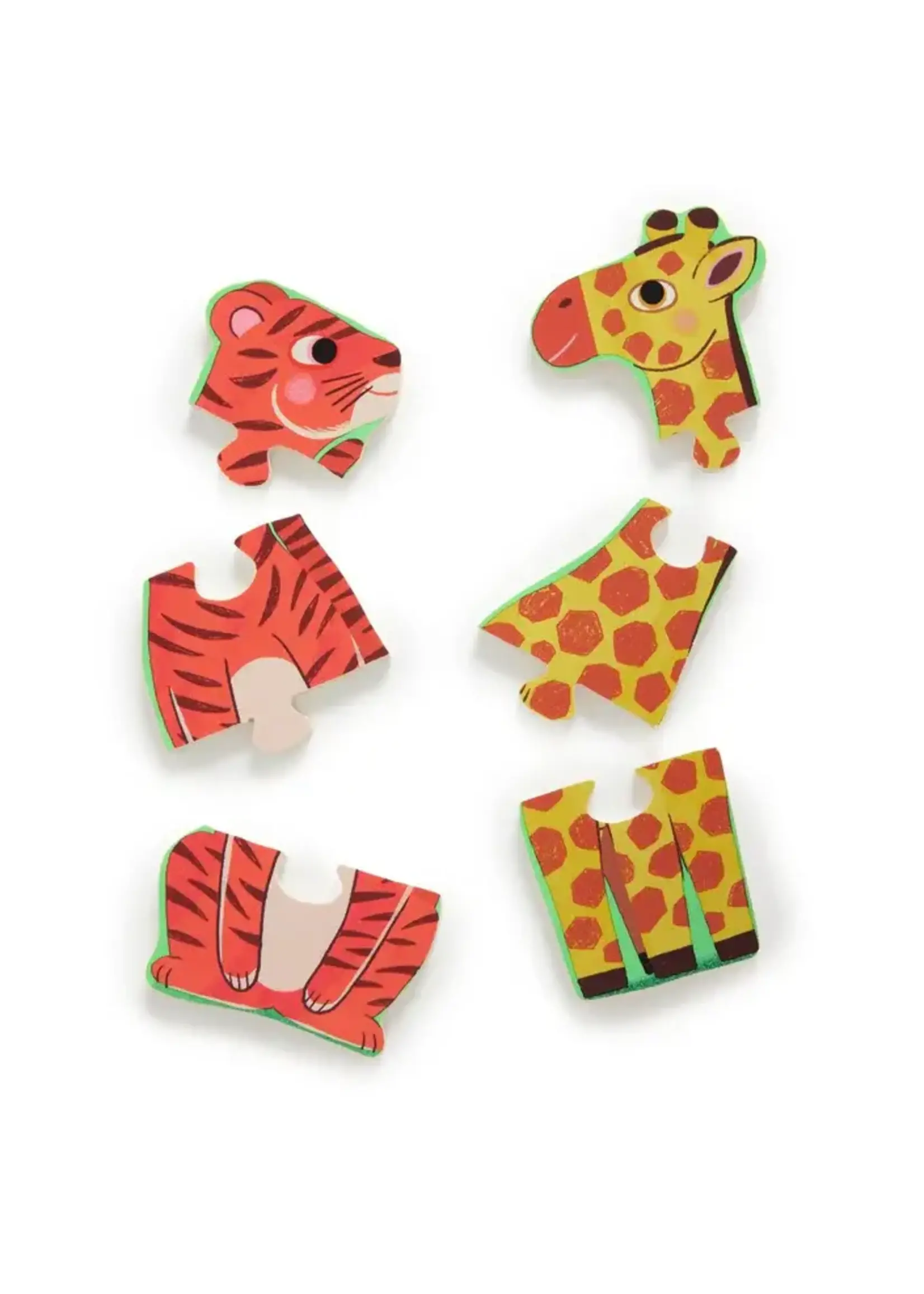 Djeco puzzel cou cou tiger