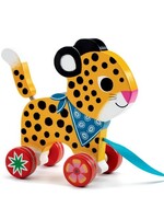 Djeco trekfiguur luipaard greta