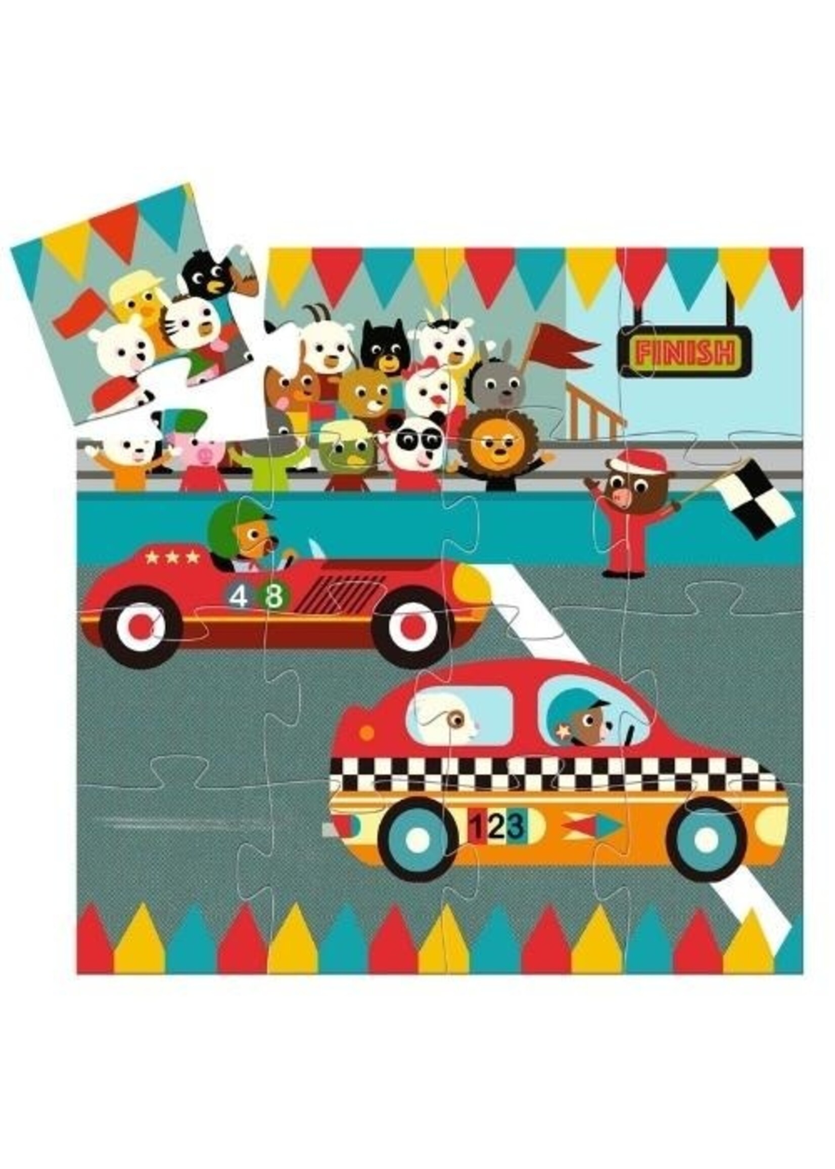 Djeco – Puzzel race car