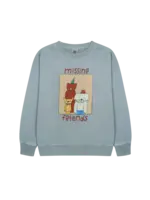 jellymallow JELLYMALLOW animal friends pigment  SWEATSHIRT