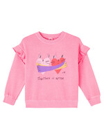 jellymallow JELLYMALLOW together pigment ruffled SWEATSHIRT