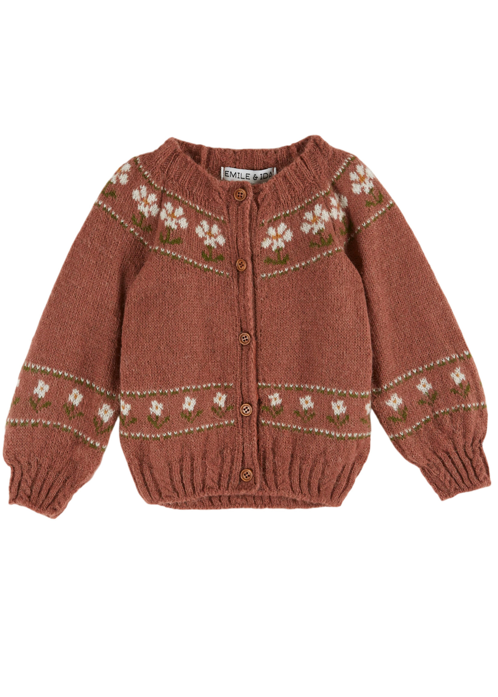 EMILE ET IDA #EMILE&IDA baby cardigan MARGUERITE