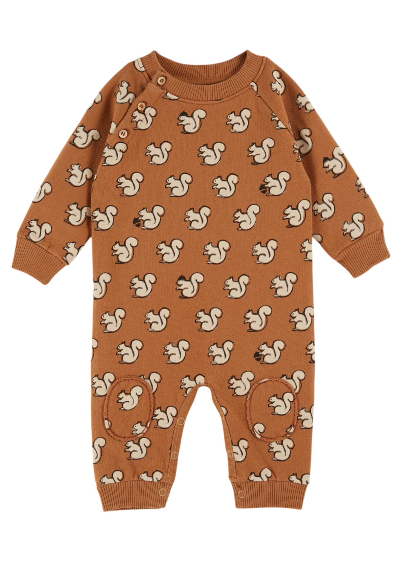 EMILE ET IDA #EMILE&IDA baby combinaison MOLLETON ECUREUIL